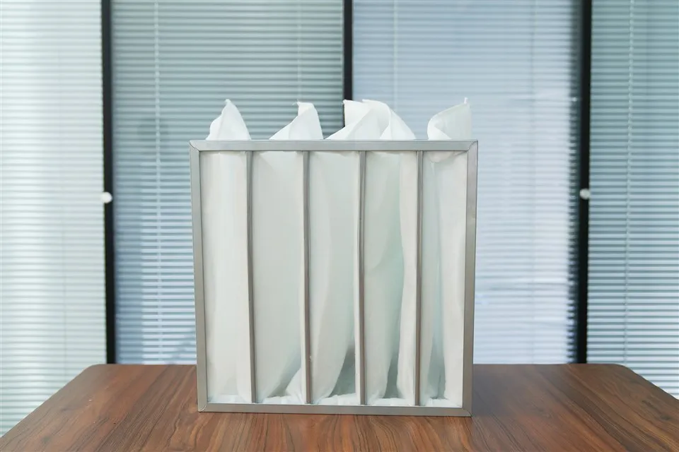 Filtres de bossa de recollida de pols per a aplicacions industrials HVAC/Spraybooth Filtre de butxaca