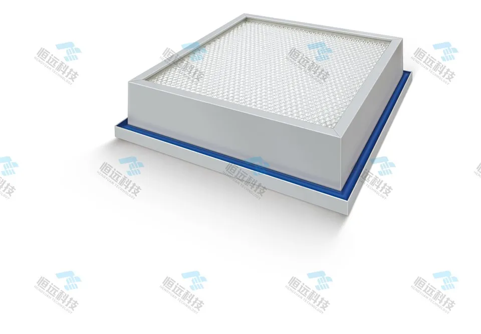 Filtre HEPA Segell de gel sense fuites Marc d'alumini d'alta eficiència Sala neta Reemplaçament del mòdul HEPA Nova caixa de filtres Granja