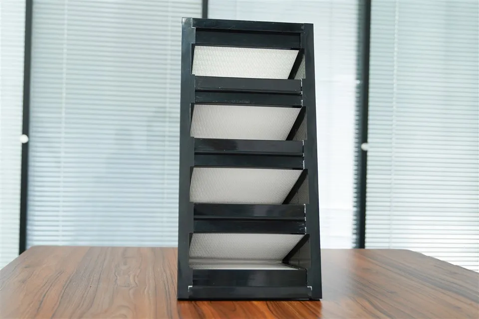 Marc d'ABS d'alta eficiència de gran volum W Tipus V Filtre d'aire per a sala blanca