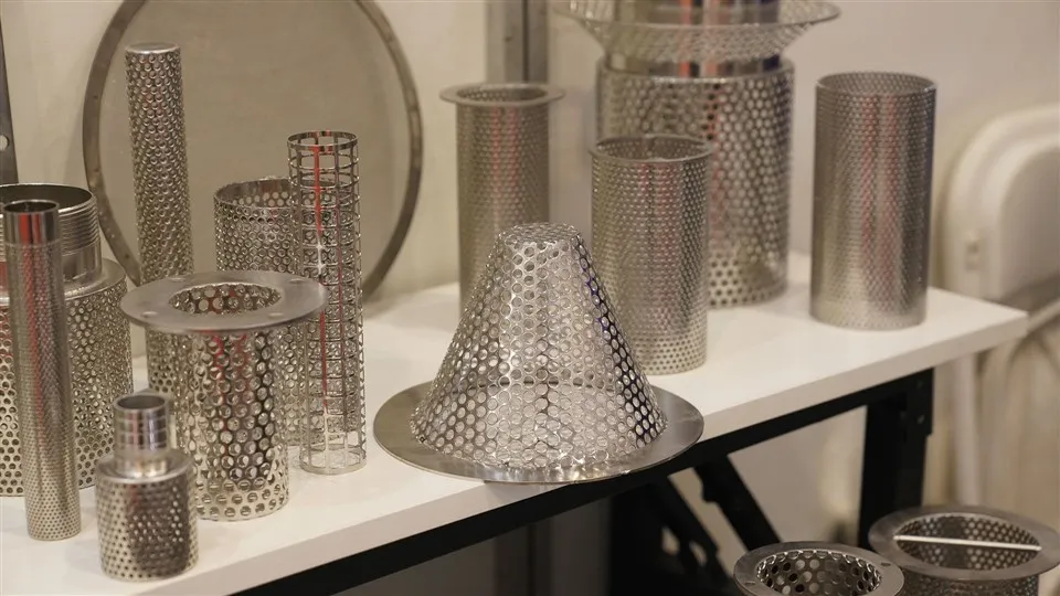 El cartutx de filtre de brida perforada d'acer inoxidable