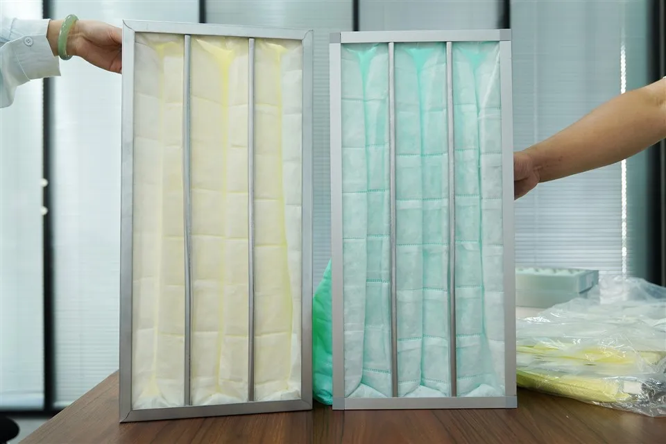 Filtre d'aire de butxaca del sistema de ventilació F7 F8 F8